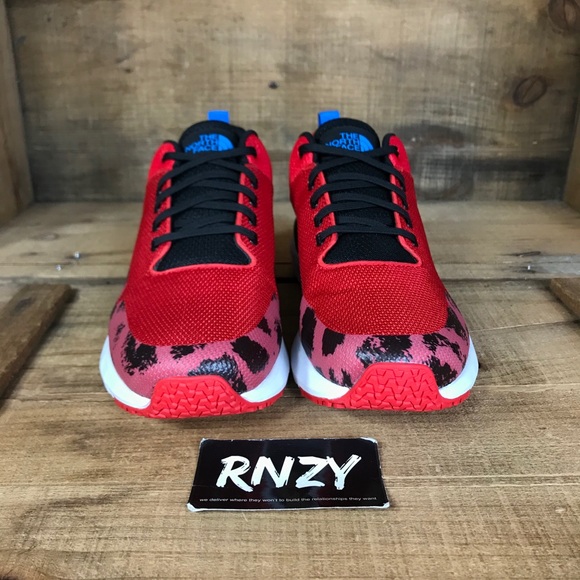 NEW The North Face Sehn Low Animal Vibram Shoes Mens 10 Red White Black Blue - Picture 2 of 8